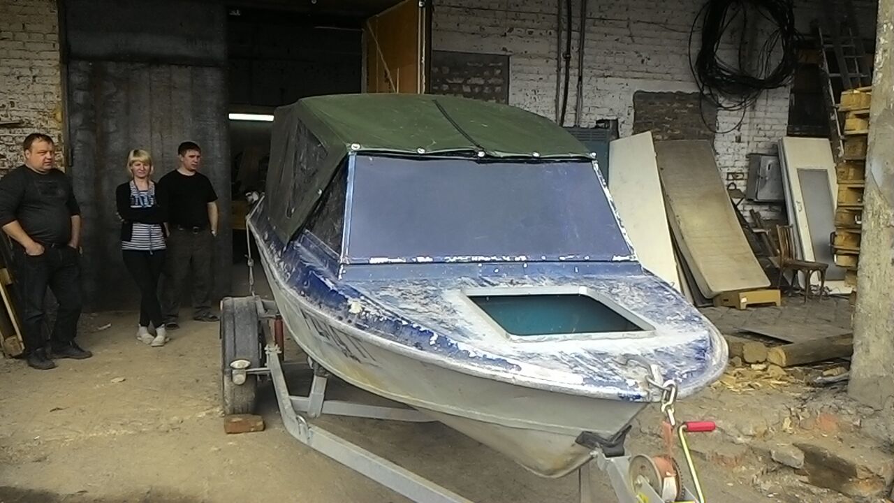 Тент на лодку крым