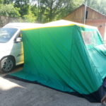 Кемпинговые палатки для авто в Томске заказать, пошив кемпинговых тентов для авто
